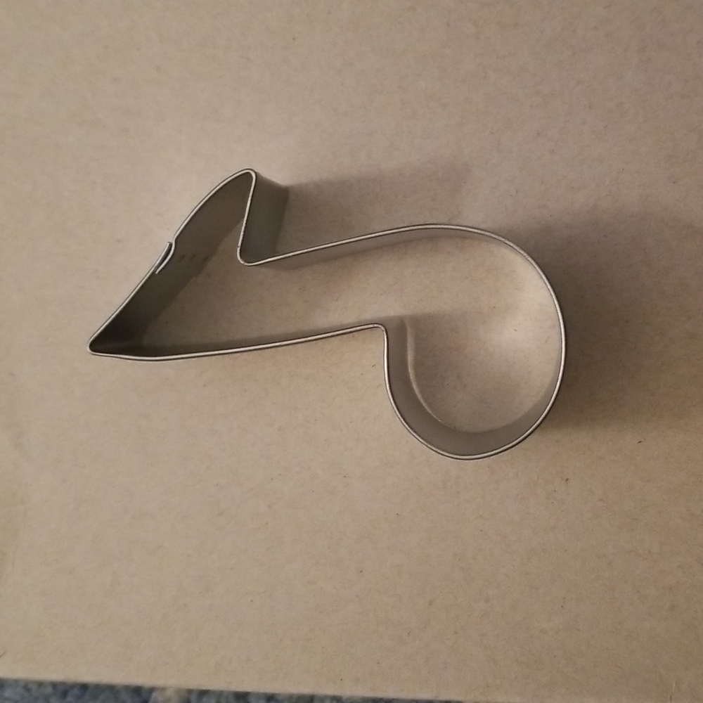 Music Note Cookie Cutter